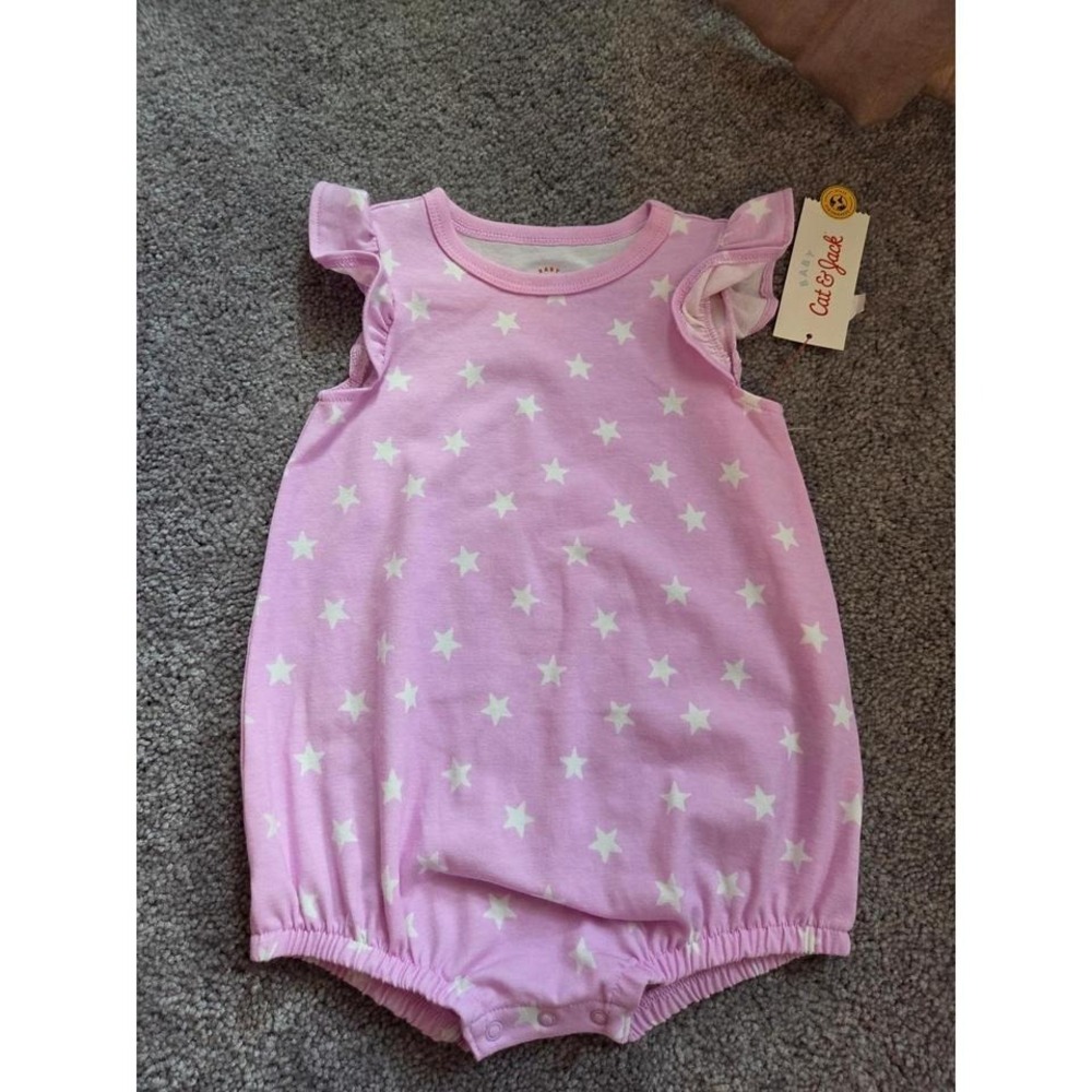 Cat and jack baby girl romper‎ 12 mos